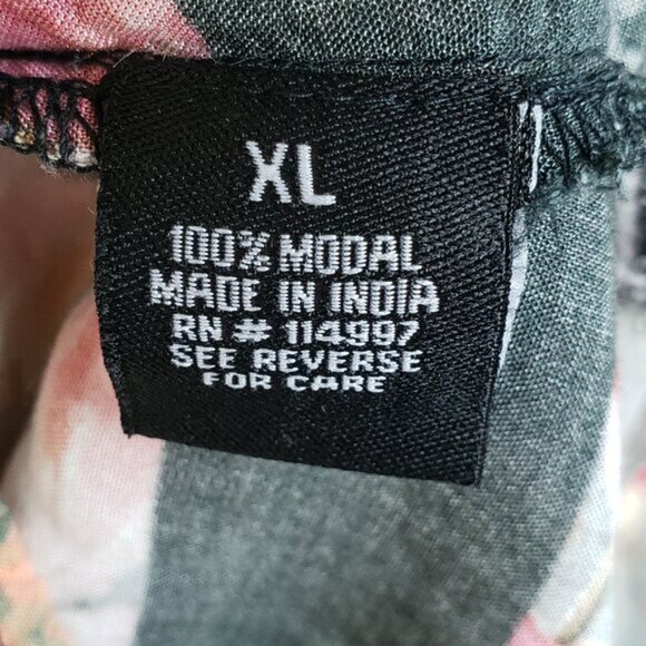 Tolani Collection 'ADELE' Blouse Top Floral Print Roll-Tab Sleeve Modal size XL - Picture 8 of 14